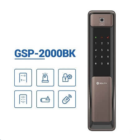 Khoá cửa vân tay Solity GSP-2000BK