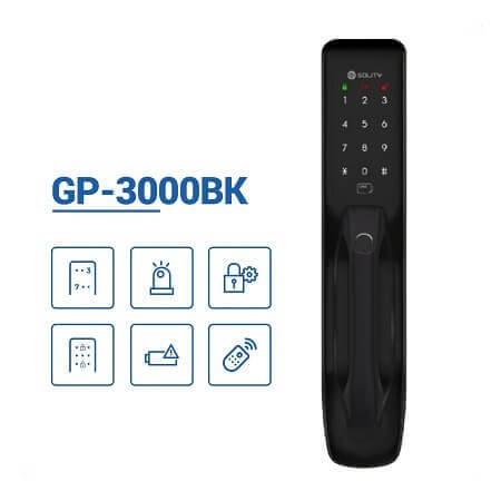 Khoá vân tay Solity GP-3000BK
