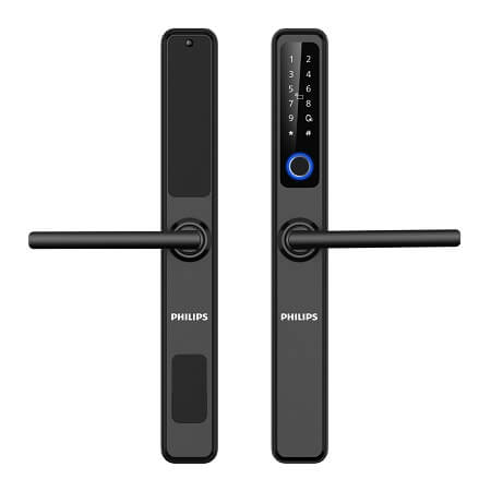 Khoá vân tay cửa nhôm Philips DDL608-5HWS