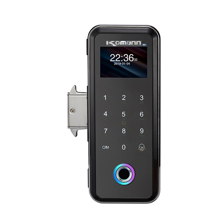Khóa vân tay cửa kính Komann G86