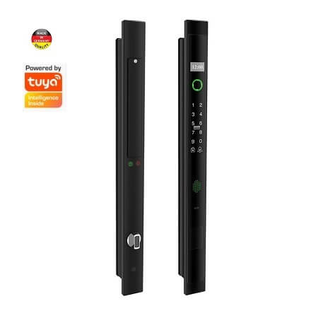 Khoá vân tay cửa nhôm cao cấp KY460 màu đen
